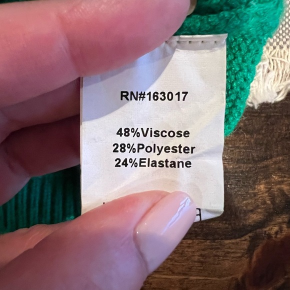 Princess Polly cable-knit green bra top, EUC, M/L, see photos, top only, summer - Picture 5 of 8